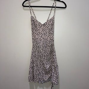 Lottie Moss cheetah print scrunched dress!